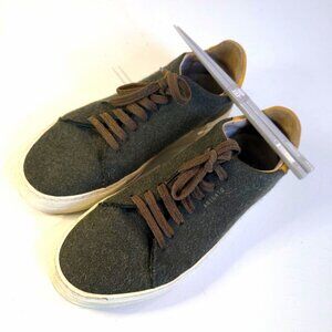 Axel Arigato Clean 90 Rare Green Suede with Kanji Logo